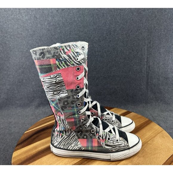 Converse All star Patchwork Lace Up Shoes Model- 634567C Kids Size 2 - Picture 1 of 8